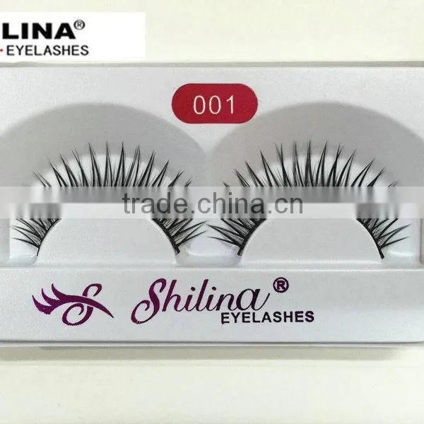 High Quality 3D Hand Made Synthetic Strip False Eyelashes Extension #0 photo-2