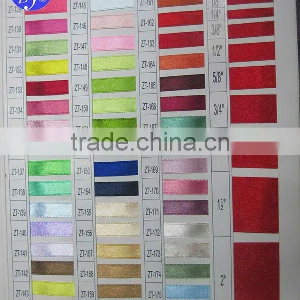 Various of Size Polyester Satin Ribbon Silk Ribbon