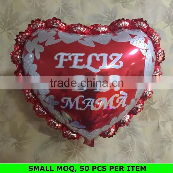 Custom Made Heart Shape Chinese Helium Balloon for Mother's Day photo-3