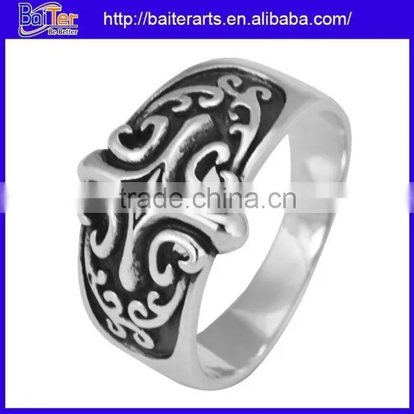 Men And Women Polished Solid Pure 999 Sterling Silver Vintage Engagement Band Rings photo-3
