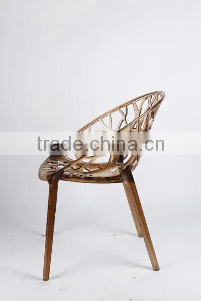 Factory Wholesale PC Plastic Living Room Leisure Chairs 1336 photo-2
