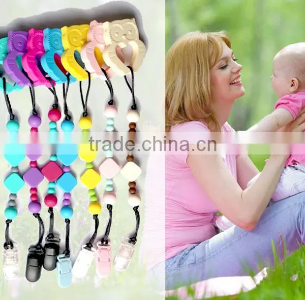 Custom Silicone Funny Baby Pacifier Clip photo-4