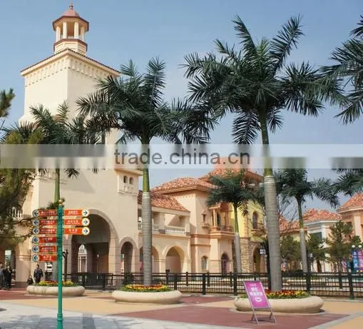 Bus Station Landscaping Big Artificial Palm Tree photo-5