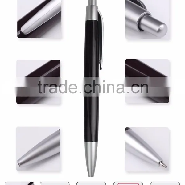 2015 Hot HuaHao Metelic Color Touch Pen Plastic Ball Pen for Sale photo-3