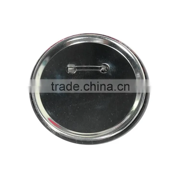 Funny Printing Baseball Cap Tinplate Metal Button Badge With Funny Print Boxer