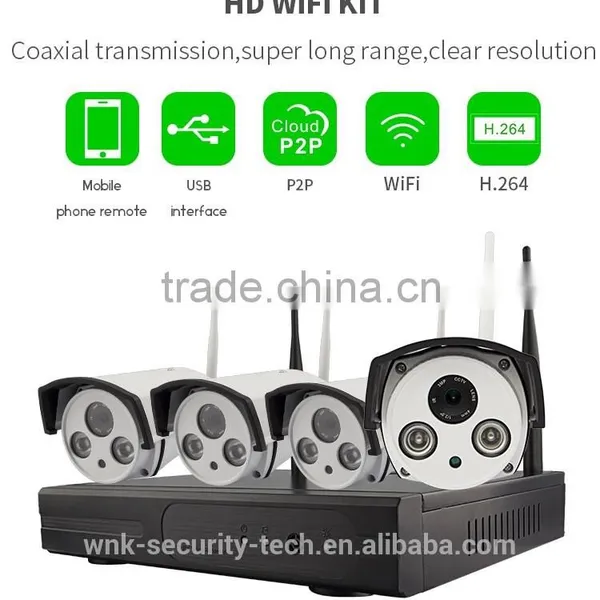 Vitevison Surveillance Camera System With 1.3mp 1mp Wifi Camera H.264 4ch Wireless NVR Kit photo-2