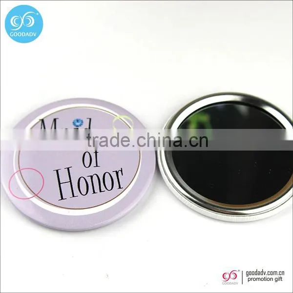 Promotion Custom One Side Tin Metal Mirror Wedding Gift Hand Mirror Quality Choice photo-5