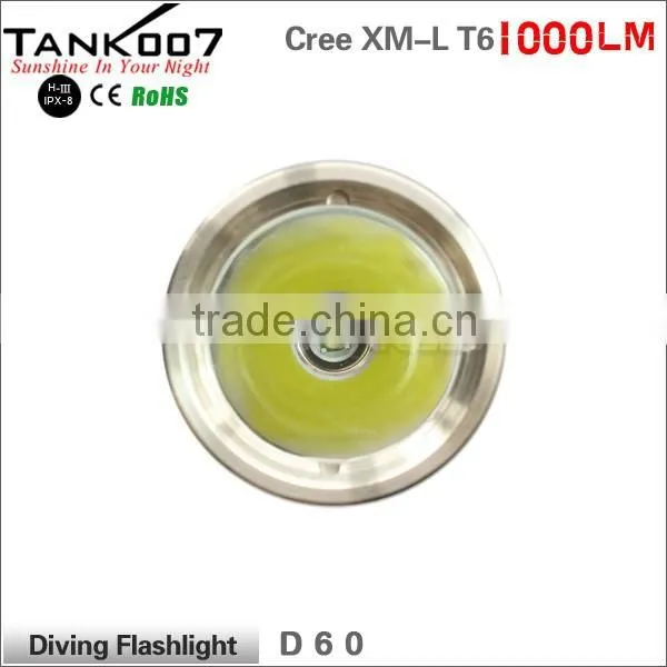 TANK007 200 Meters Diving Flashlights Dive Torch Power Sea Torch Light photo-5