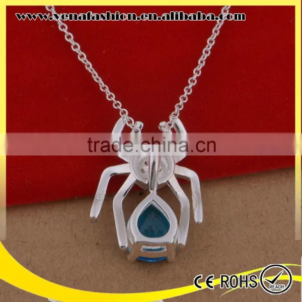 Necklace Silver Spider Pattern Big Pure Silver Chain Necklace photo-3