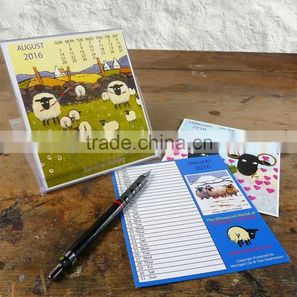 High Quality Desktop Daily Calender With Screen Printing photo-3