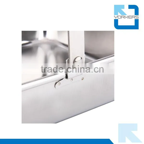 Stainless Steel Handle Food Serving Tray photo-6