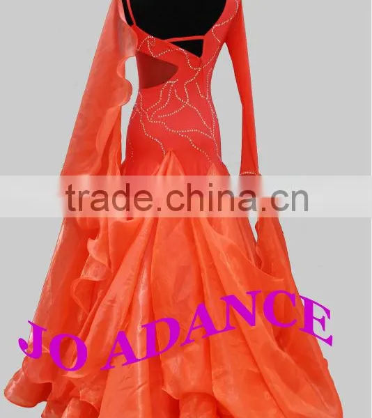 International Standard Dance Dance Competit Modern Dance Competition Dress Ballroom Dance Competition Dresses Dance Dress Tights photo-4