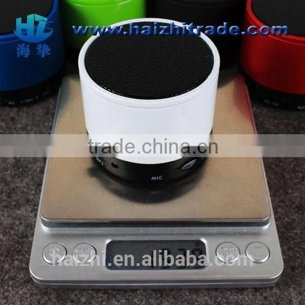 Portable Mini Bluetooth Speakers Metal Steel Wireless Smart Hands Free Speaker With FM Radio For IPhone6S Support SD Card