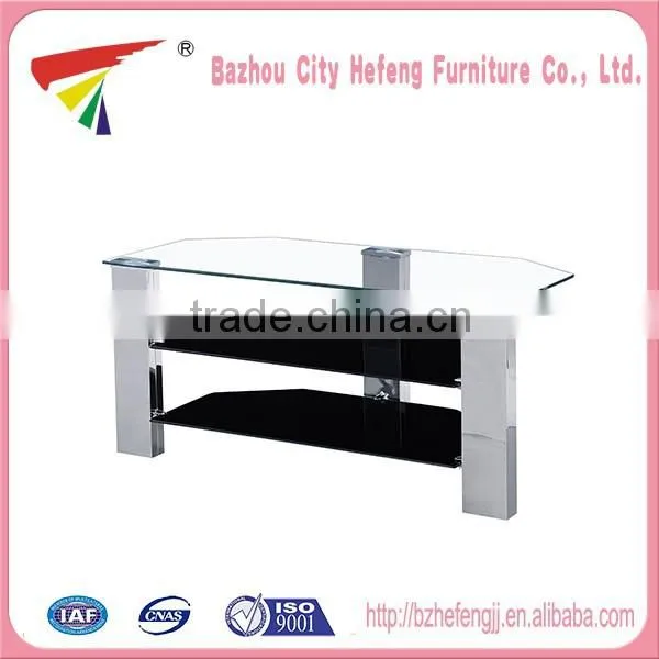 China Supplier Dolphins Glass Coffee Table