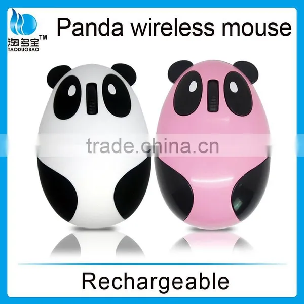 Rechargeable Wireless Mouse ODM Panda Shape Wireless Computer Mouse From Factory photo-2