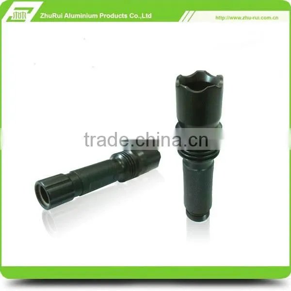 Aluminum Flashlight Torch Shell /CNC Processing Flashlight Cover/military Flashlight Casing photo-4
