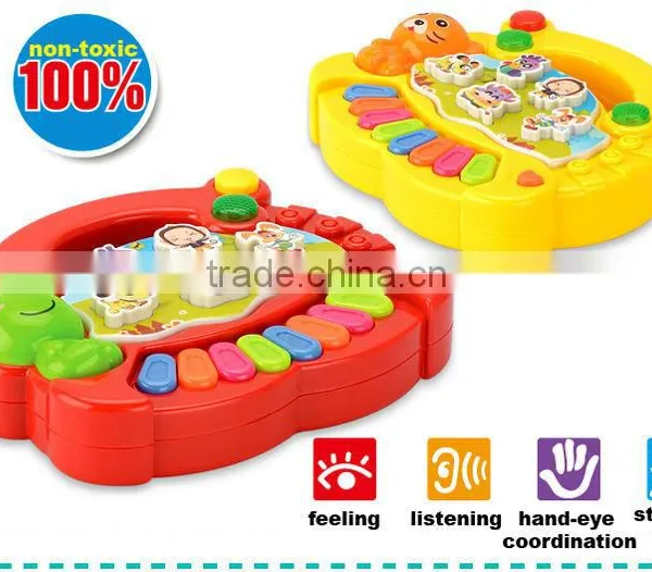 2015 Very Cheap Battery Operated Toy Cartoon Keyboard Music Instrument photo-2