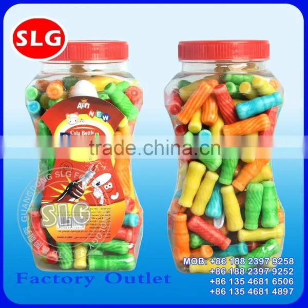 2.5g Sweet Cola Bottle Shape Bubble Gum