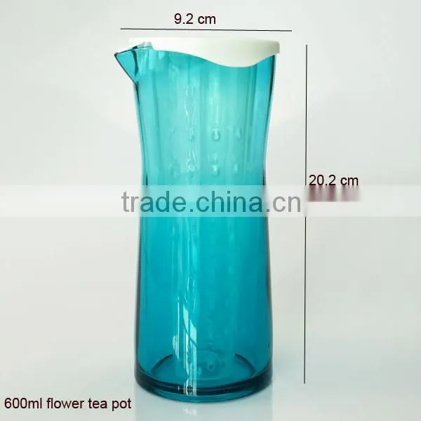 600ml Plastic Pitcher With Fruit Infuser(Blue) photo-6
