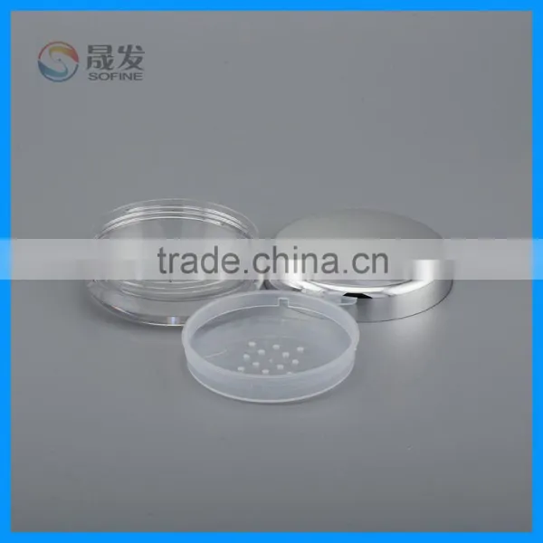 Clear Loose Powder Jar/Loose Powder Case/Loose Powder Case With Sifter photo-3