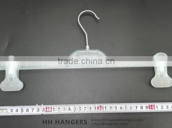 High Quality Plastic Transparent Trousers Hanger photo-2