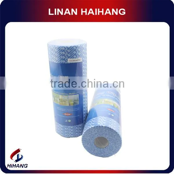 China Wholesale Spunlace Meshed Plum Blossom Roll Bacterial Custom Cleaning Cloth photo-5