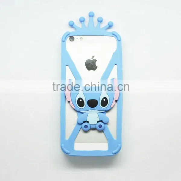 2015 New Product for Iphone 6 Silicone Case 3D Cartoon Silicone Phone Case photo-3