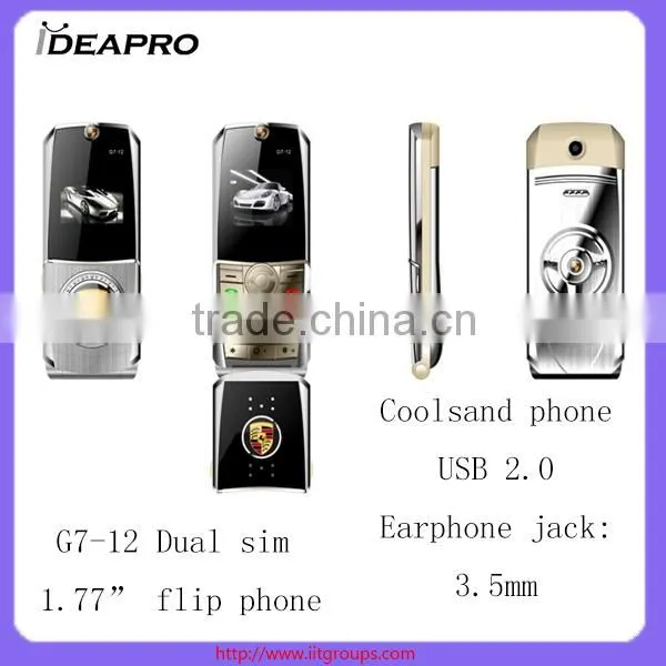 1.77 inch Coolsand quad band basic dual sim flip phone