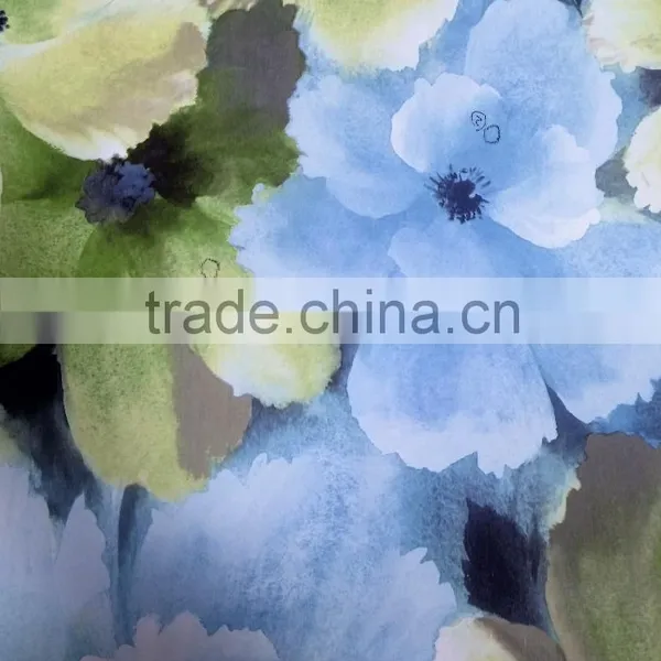 2016 Newest Beautiful Colorful Wallpaper With Big Flower Pattern for Home photo-6