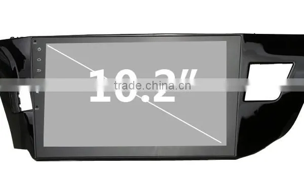 10.2 Inch Android 4.4.4 Stereo for Corolla 2014 GPS 1024*600 1.6G CPU Radio Headunit Free Map GPS Navi Browser Navi photo-2
