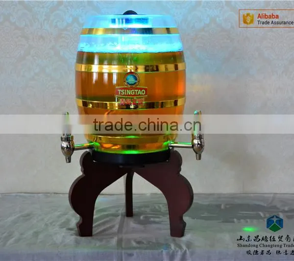 Crystal Cask Cannon Three Wine Faucets Cold Beer Dispenser photo-4