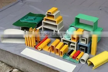 Building Materials FRP Plastic Rain Gutter Profile photo-4