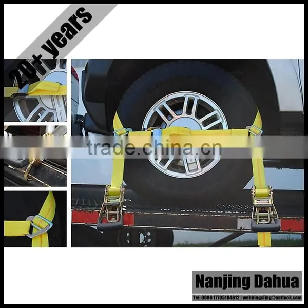 Since 1993 9' Wheel Tie-Down C/w-Swivel J Hooks 3335lbs WLL photo-4