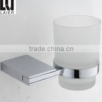 square design zinc chrome bathroom accessories tumbler holder 12038