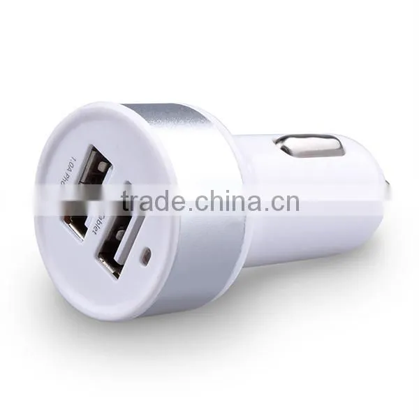 2016 Hot Selling Portable Double Micro USB Car Charger For Apple and Andriod Device photo-5