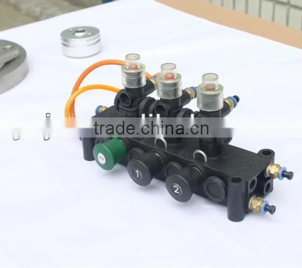 Pneumatic central control unit
