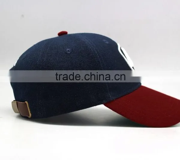 OEM Stylish High Quality Brand Baseball Caps With Leather Strap photo-4