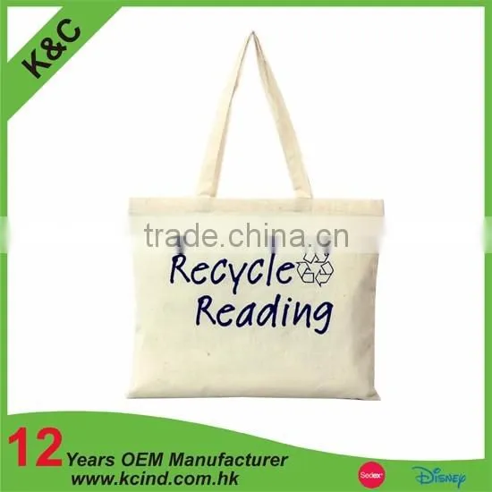 Popular Logo Printing Handled Canvas Shopping Bag photo-4