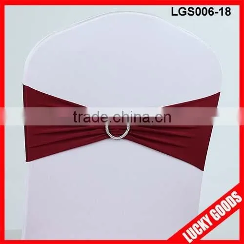 Wedding Decorative Cheap Purple Chair Bands Wholesale photo-2