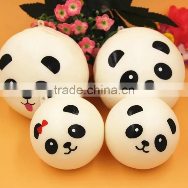 Promotional Gifts Wholesale New Creative Soft Fake Expression Panda Bread Artificial Food Model Props -Yiwu Sanqi Crafts Factory photo-6
