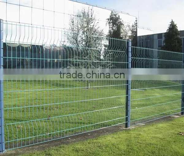 Easily Assembled Peach Post PVC Coated Fence Panel photo-2
