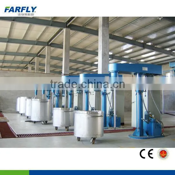 Liquids Ink Dual-shaft Hydraulic Disperser ,double Shaft Dispersing Machine ,dissolver With Tank Clamp photo-4