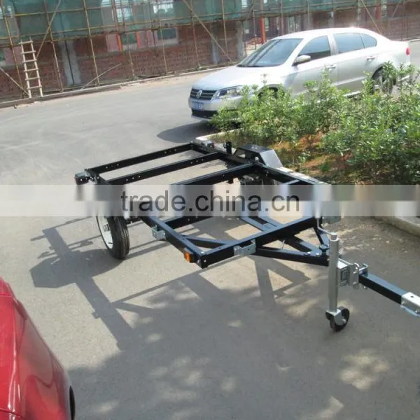 4x8 Powder Coated Folding Trailer photo-5