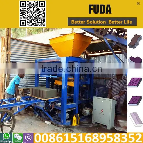 QT4-18 Hydraulic Concrete Ethiopia Brick Making Machine photo-3