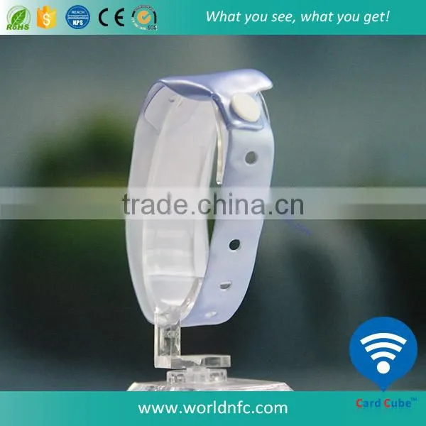 Single Use Construction Made of PVC RFID Disposable Wristband photo-4