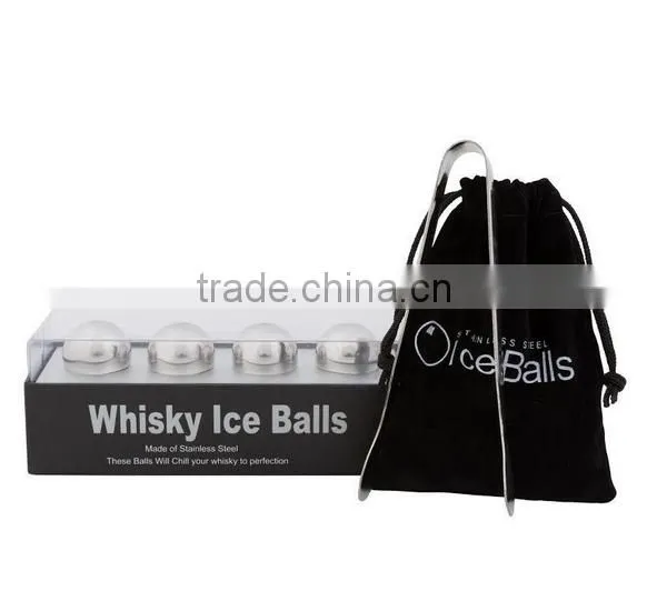 Whisky Ice Balls - Whiskey Chillers Made of Stainless Steel Whiskey Ice Balls photo-3