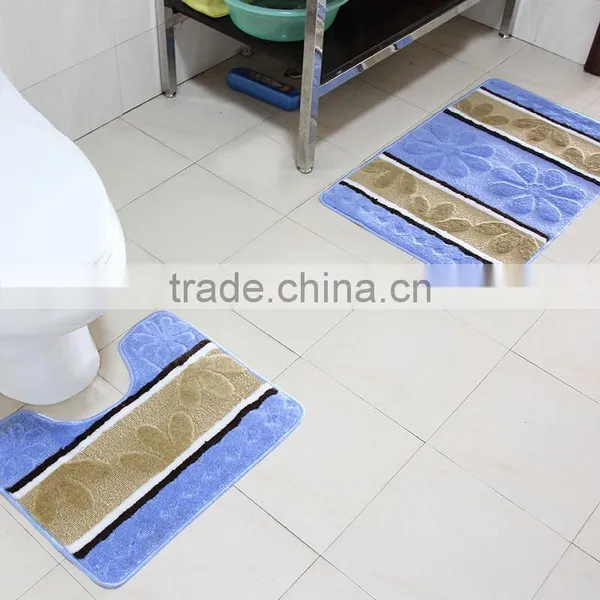 2 in 1 Set High Quality The Bathroom Non-slip Mat photo-6