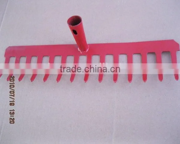 Metal Garden Rake Head 10 12 14 16 18 Teeth Hand Tool photo-2