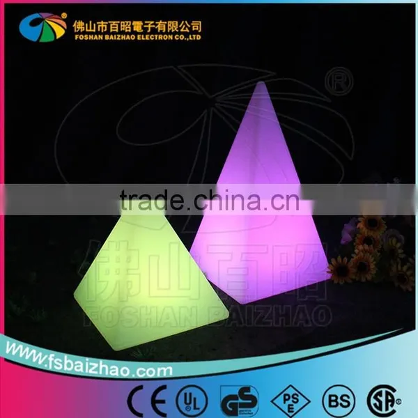 Color Changing Remote LED Pyramid Light Led Table Light/table Lamp Mood Light photo-6