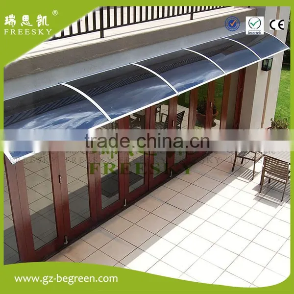 Sun Shade Rain Protection Light Weignt Plastic Window Awning photo-5